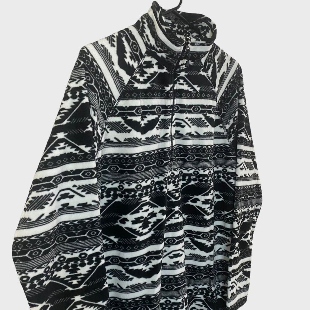 Eddie Bauer Ultra Soft Fleece 1/4 Zip Sweater Women's XL Long-Sleeve Pullover - Picture 4 of 12